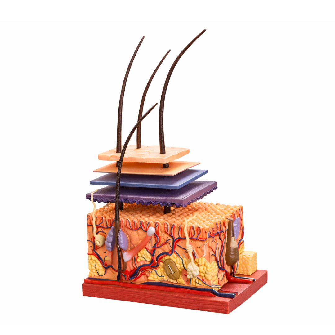 Modelo Anatômico 4D Master da Pele Humana Desmontável