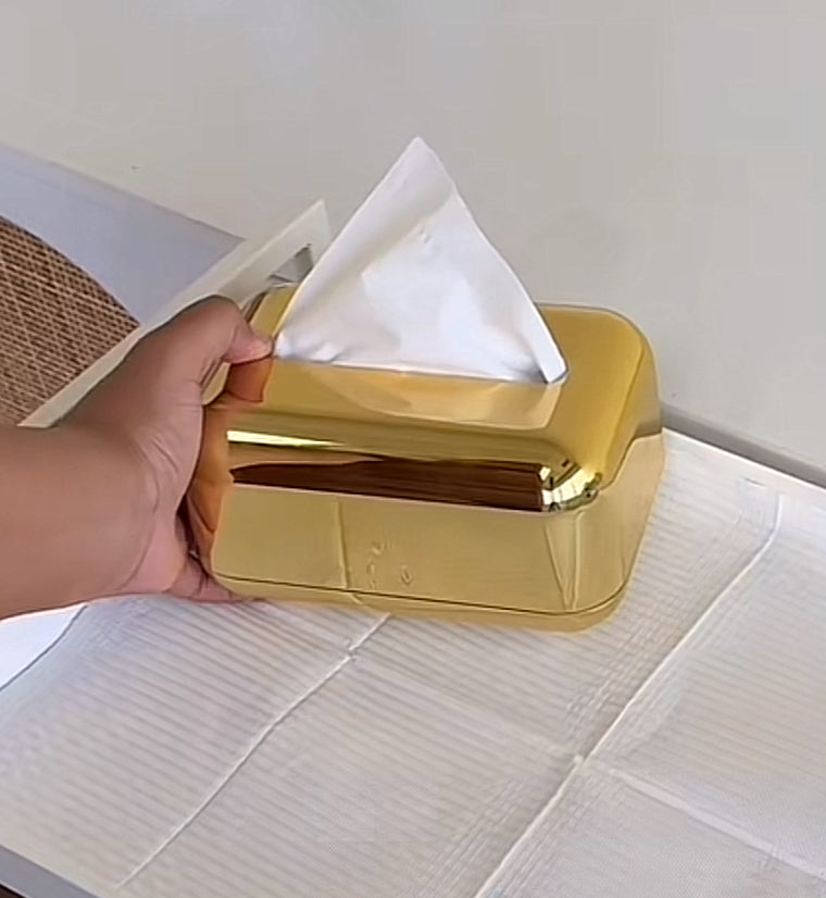 Porta Papel Lux Dourado